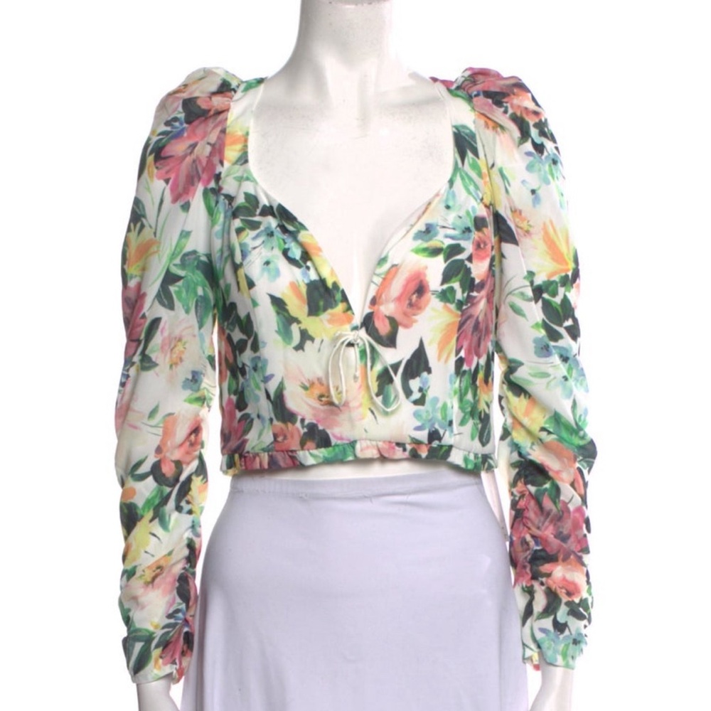For Love & Lemons floral top